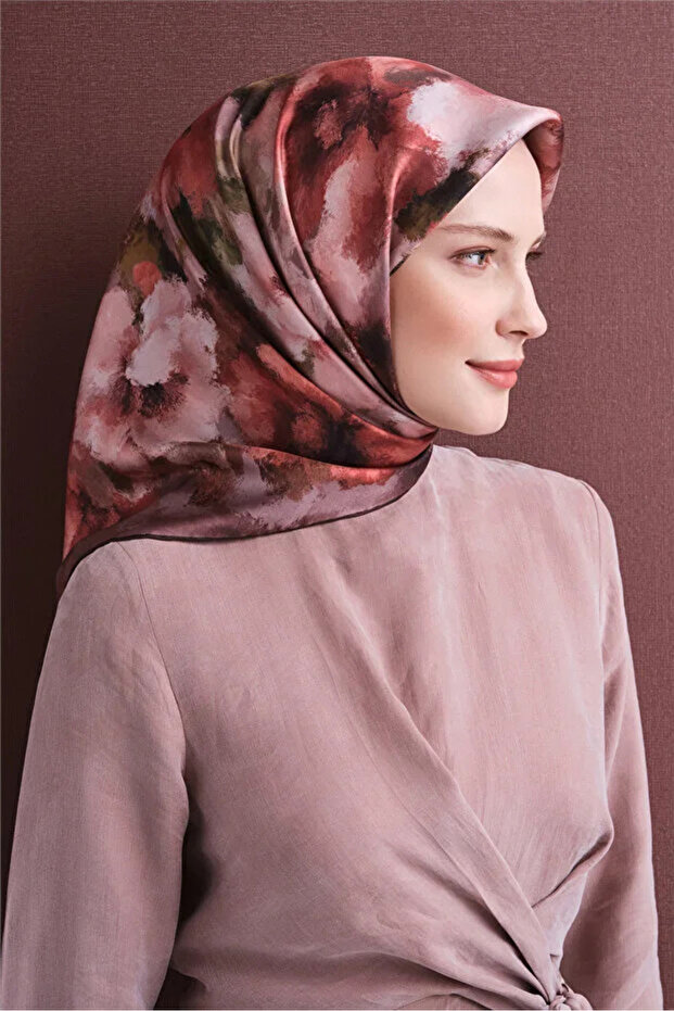 100% Sura Silk Scarf 9613D (S)-33