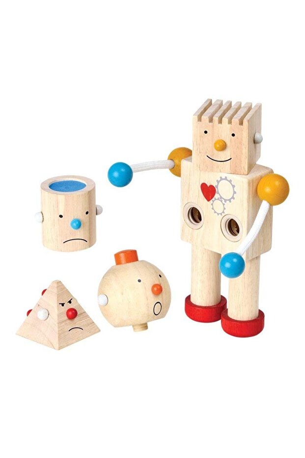 Build-A-Robot — Wooden Building Toy