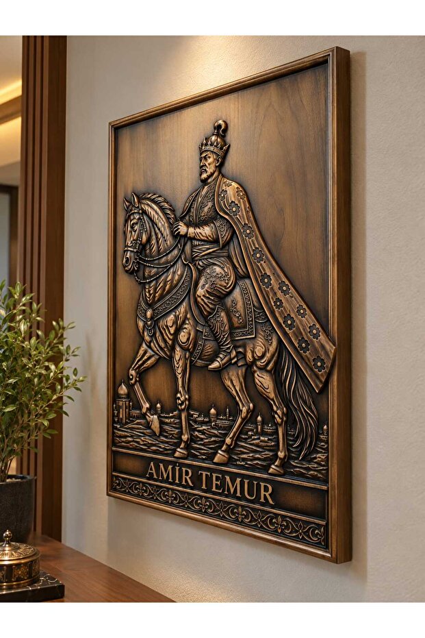 EMİR TİMUR AHŞAP TABLO