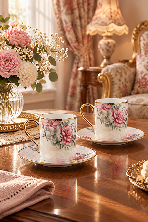 Florentis 2-Person 90 ml Porcelain Coffee Cup Set Ckr4612