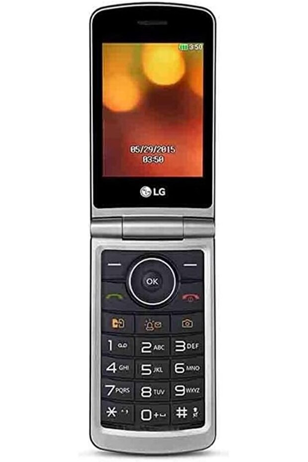 هاتف محمول قابل للطي LG G360 بشريحتين - أحمر