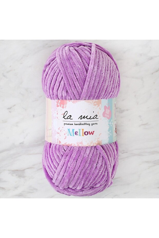 La mia mellow purple hand knitting yarn - 941