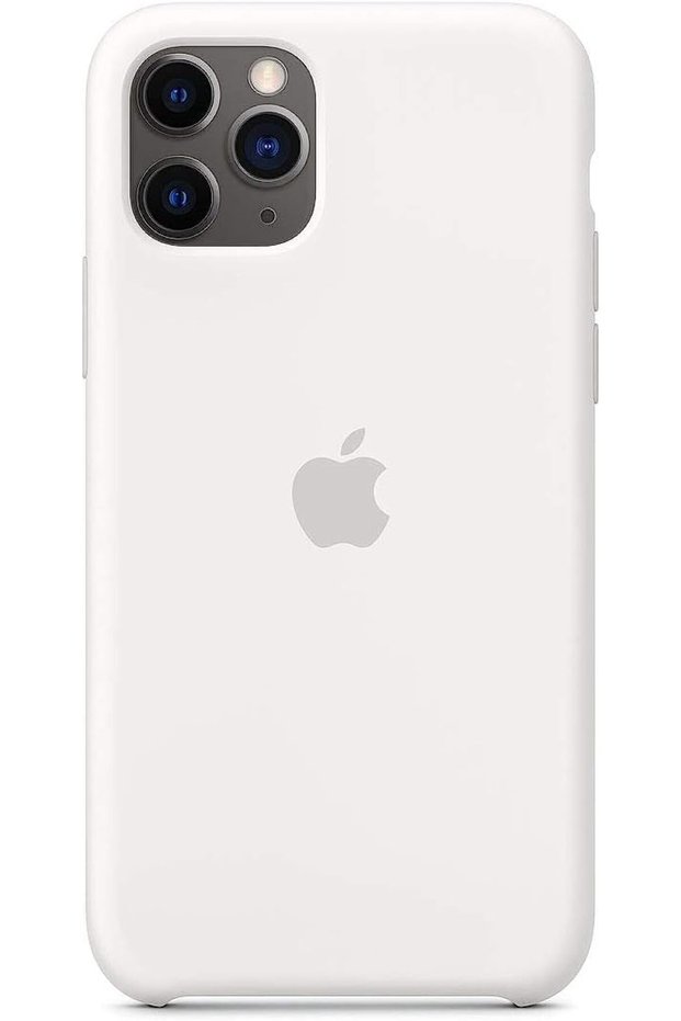 Silicone Case (fits iPhone 11 Pro) - White