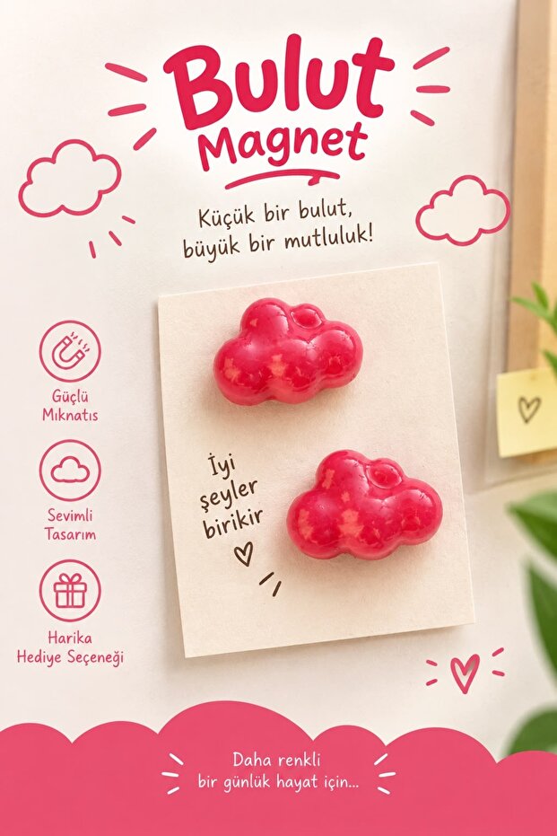 Bulut magnet 6'lı