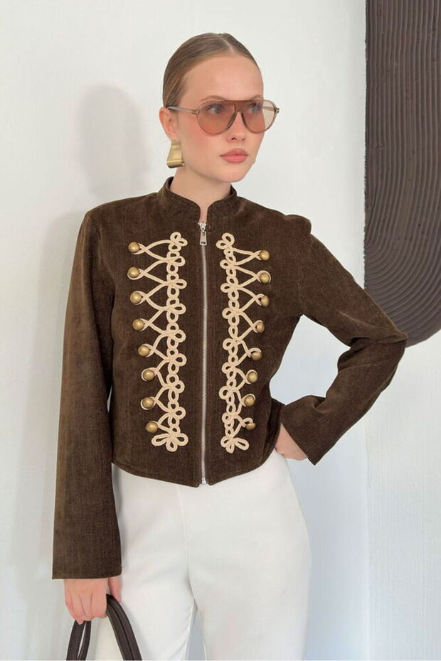 Women's Embroidery Detailed Jacket