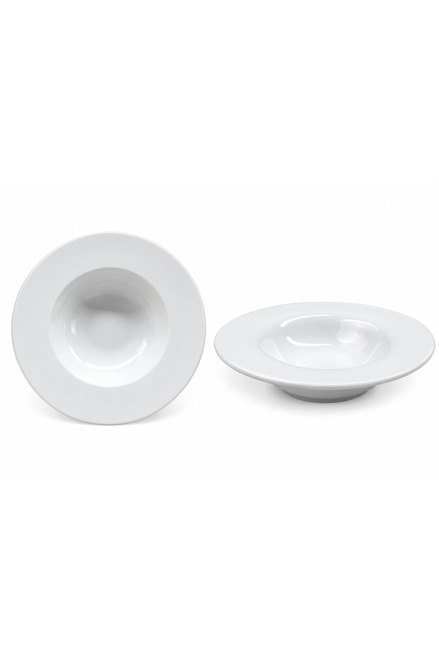 Tabak Evi Porcelain Albus Pit Plate 27cm 2 Pieces