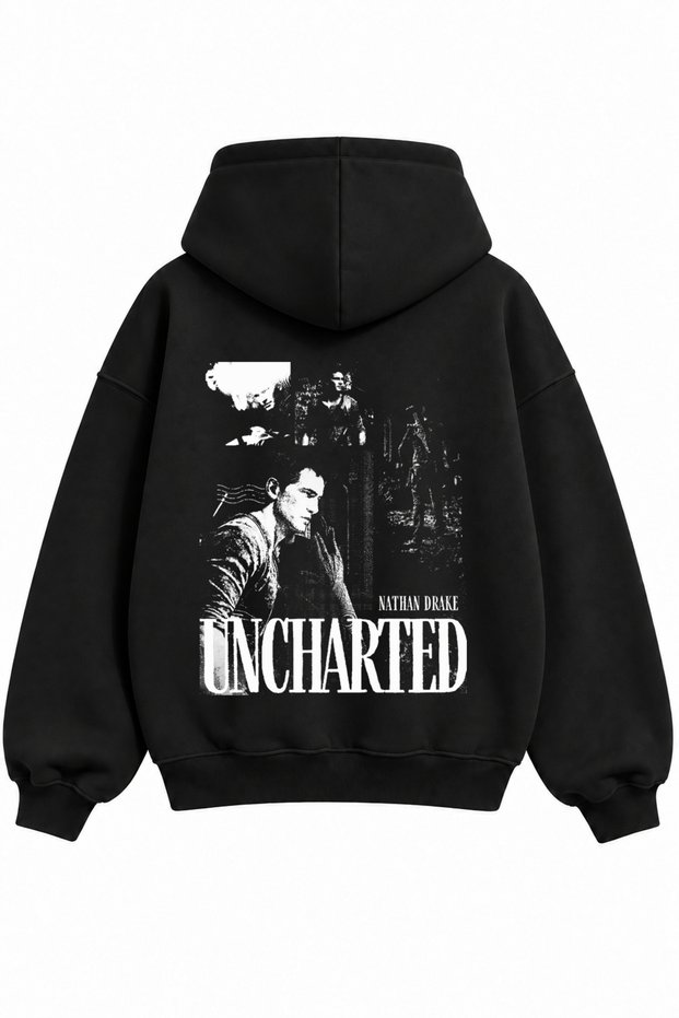 Premium 3 Threaded Yarn Uncharted Street Fashion Unisex Cotton Sweatshirt