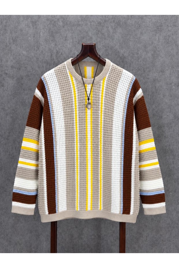 Oversize Striped Knitwear