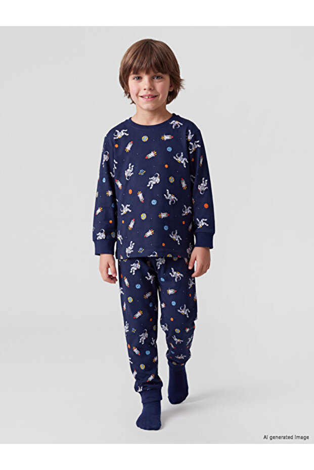 Esvab • Modern & Distinctive Printed Boys' Pajama Set