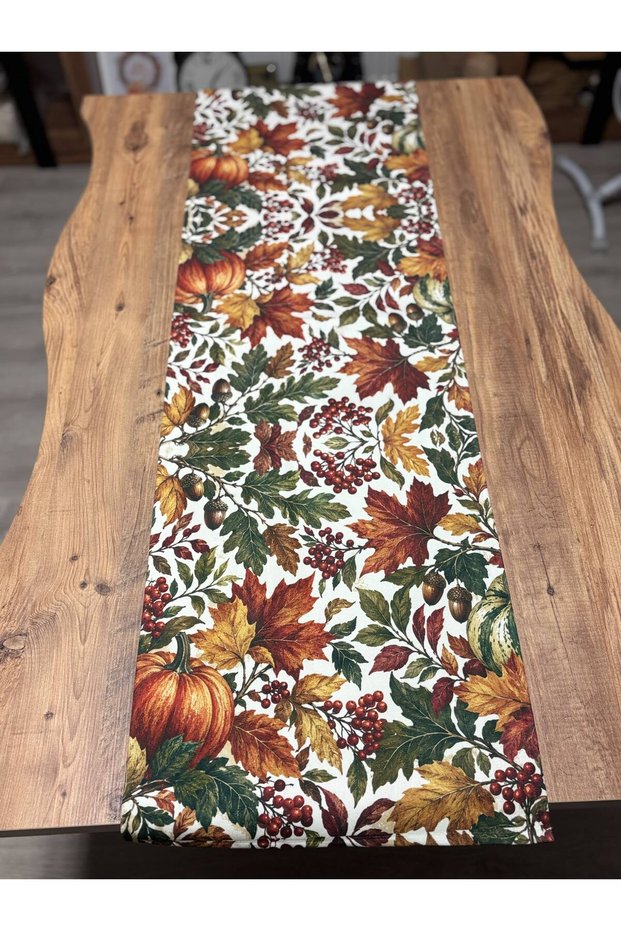H1314Rnr-Autumn Patterned Runner