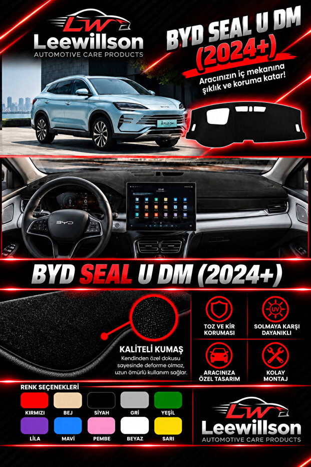 Byd Seal Udm (2024+) Front Chest Panel Dashboard Protection Protective Cover Mat