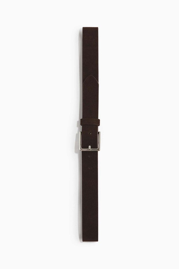 Leather belt