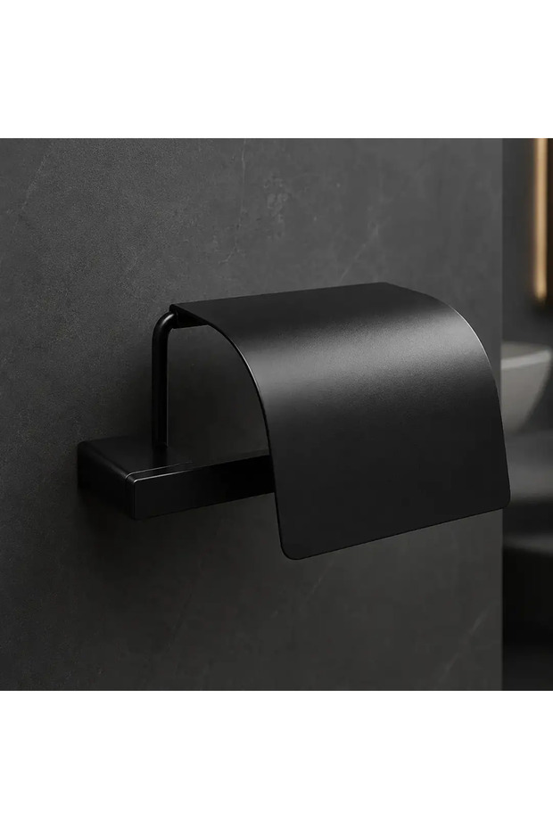 Frezya Covered Toilet Paper Holder Black Color Paper Holder (904 13 S)