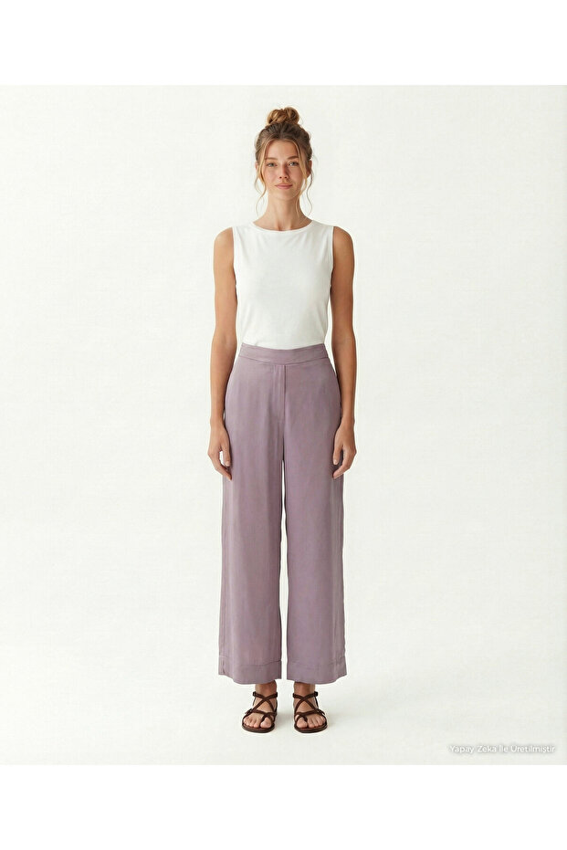 Relaxed Fit Regular Waist Trousers