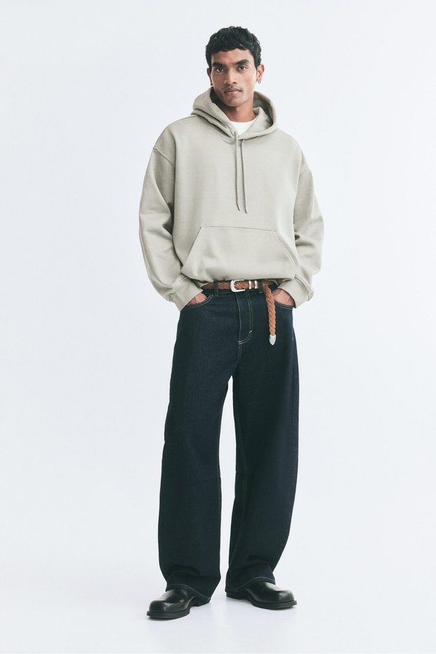 Loose Fit Kapüşonlu Üst