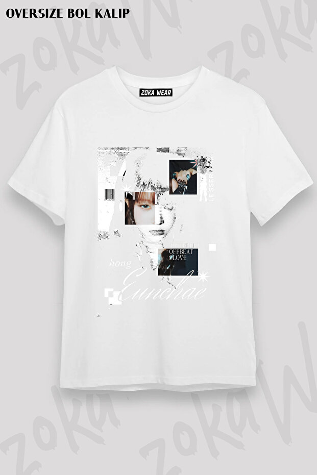 Different Hong Eunchae Le Sserafim Printed T-Shirt