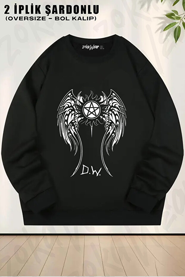 Dean Winchester Supernatural Printed Crew Neck Sweatshirt