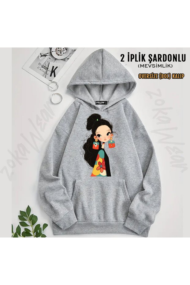 Grafftee Unisex 100 Organic Printed Hooded Sweatshirt