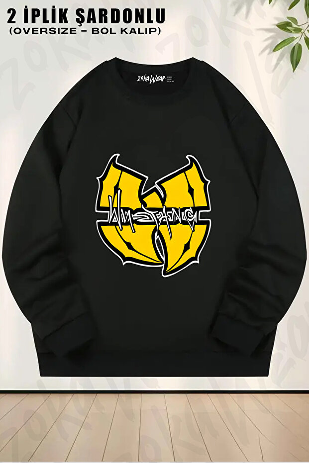 Wu Tang Clan V22 Printed Crew Neck Sweatshirt