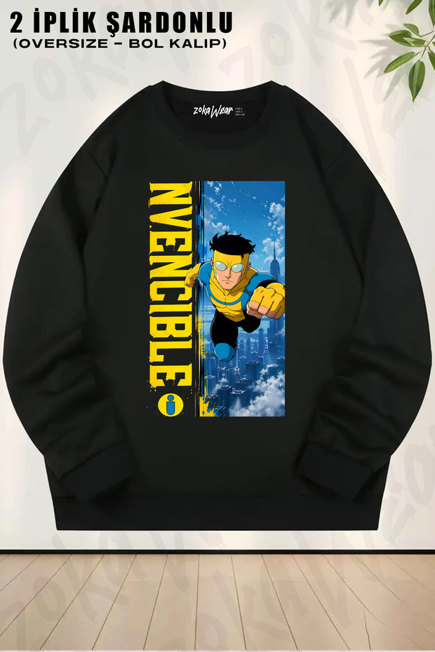 Invincible V9 Printed Crew Neck Sweatshirt