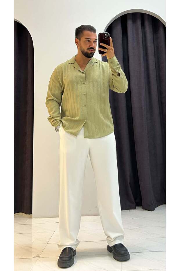 Patterned Modal Shirt