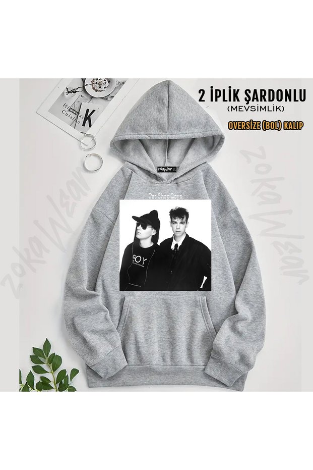 Pet Shop Boys - Now and Then Printed Hooded Sweatshirt