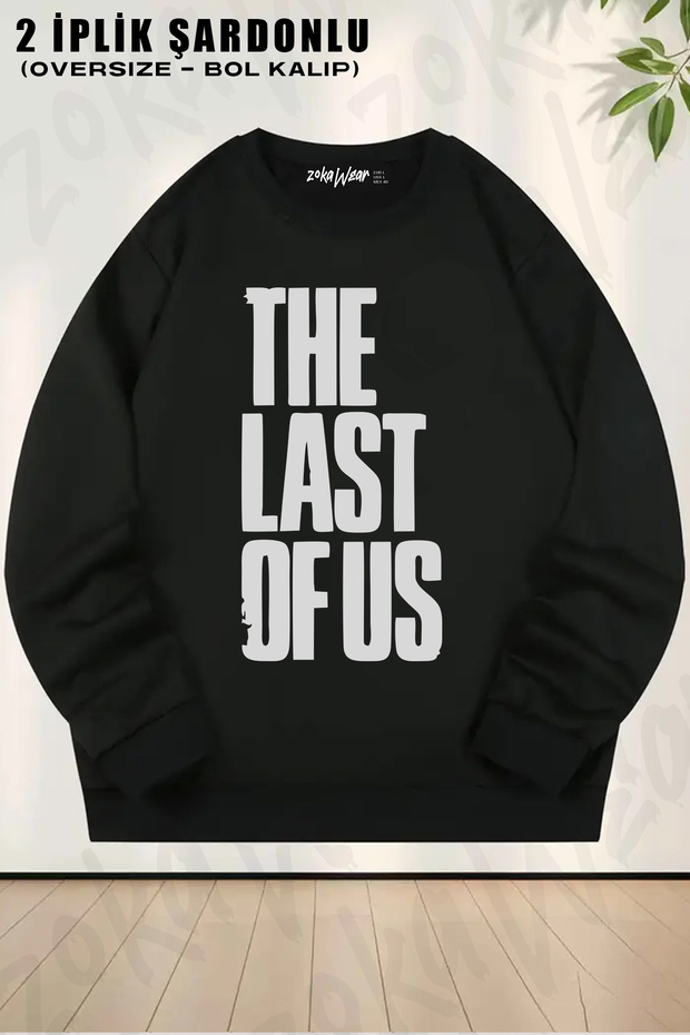 Last of Us Printed Crew Neck Sweatshirt