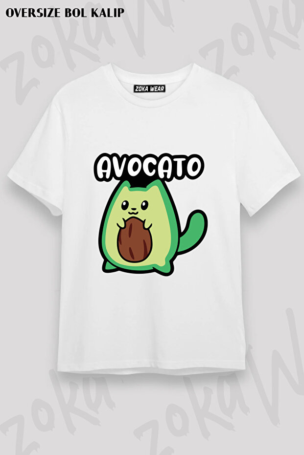 Iz Kids Avocado Printed T-Shirt