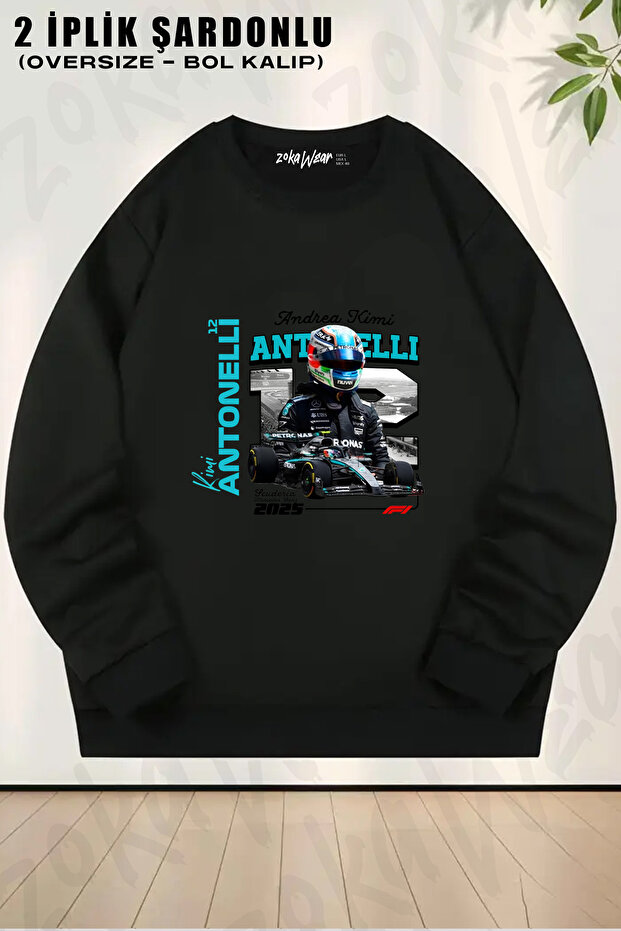 Andrea Kimi Antonelli Printed Crew Neck Sweatshirt