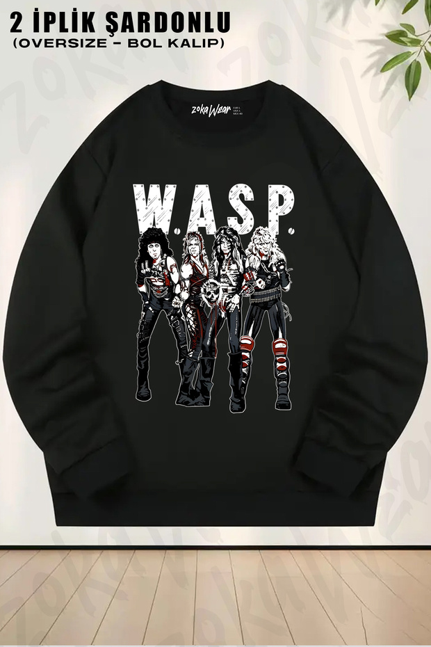 Band V2 Wasp Printed Crew Neck Sweatshirt