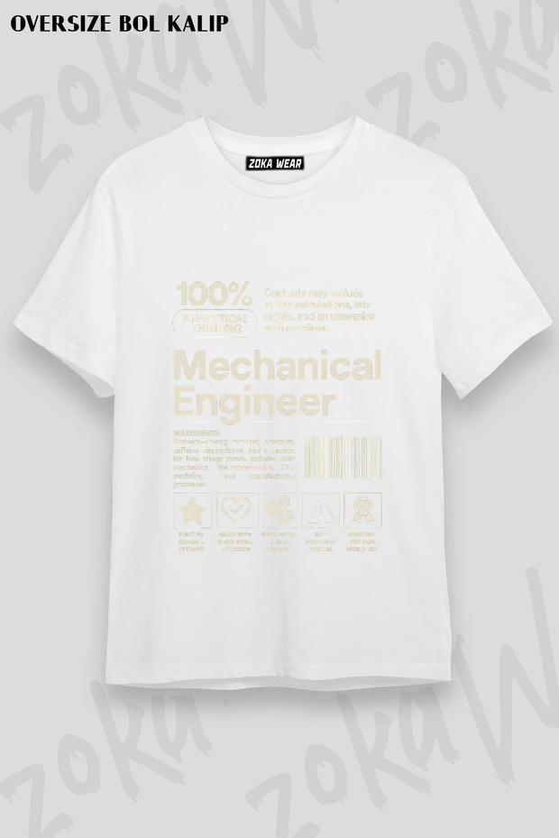Mechanical Engineer Printed T-Shirt