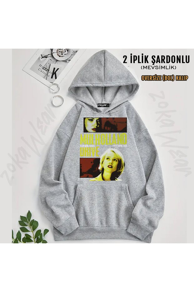 Poster Mulholland Drive David Lynch Printed Hooded Sweatshirt