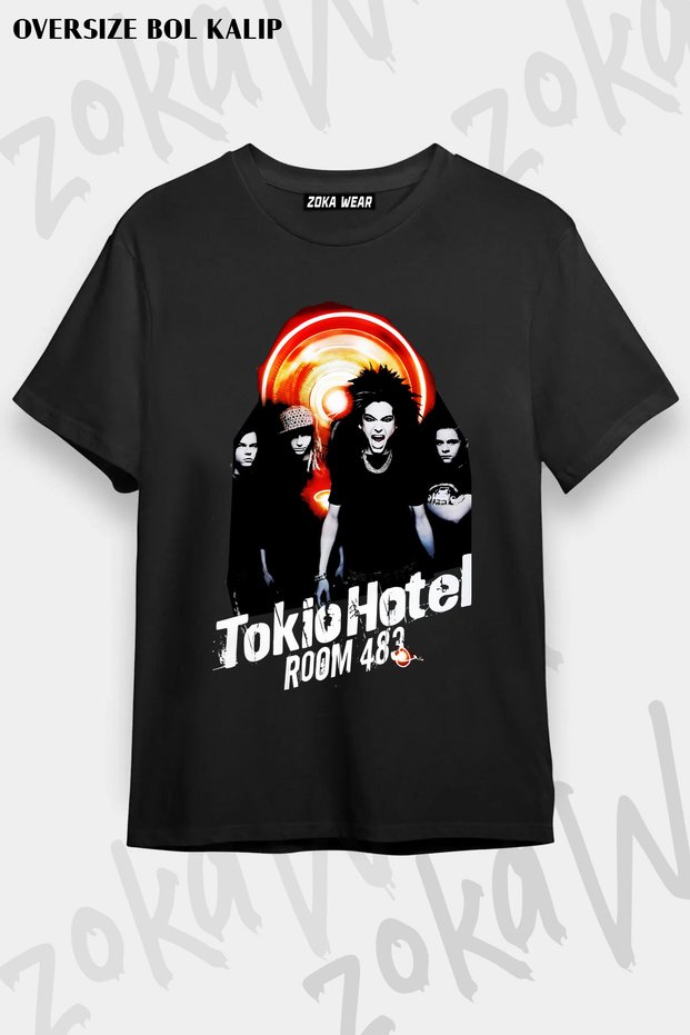 Tokio Hotel Room 483 Rock Metal Music Printed T-Shirt