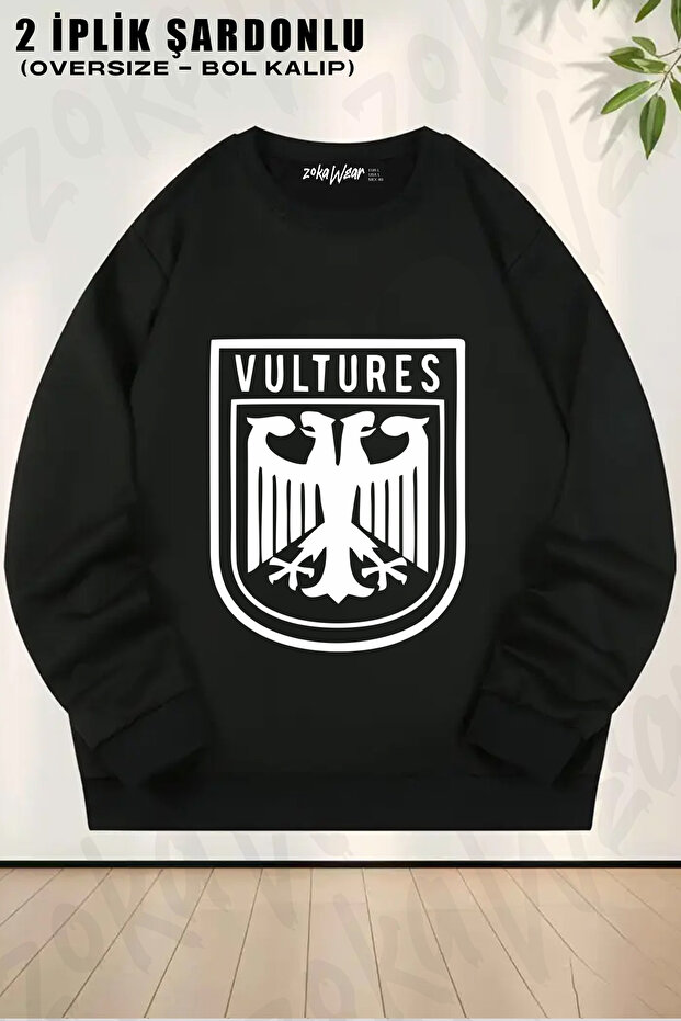 Kanye West - Vultures Printed Crew Neck Sweatshirt