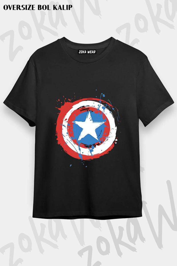 Captain America Captain America Shield Printed T-Shirt