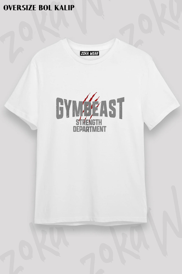 Gymbeast Strength Department Fitness Printed T-Shirt