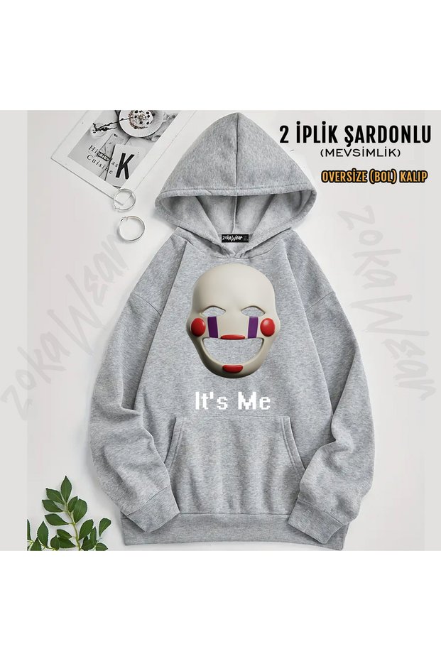 Five Nights at Freddy's Puppet It's Me Fnaf 5Naf Printed Hooded Sweatshirt