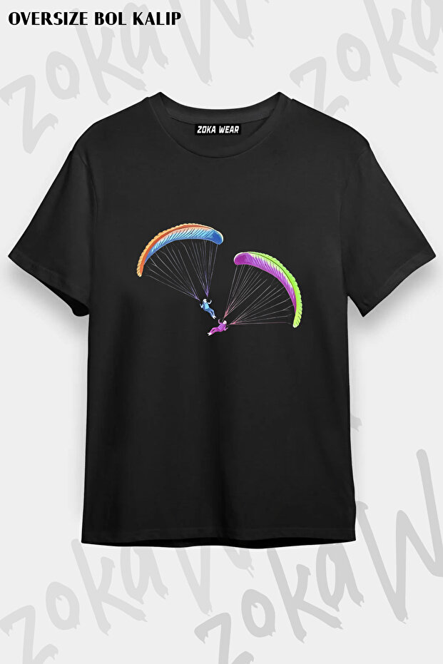 Yamac Parachute - Paragliding Printed T-Shirt