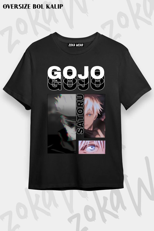 Jujutsu Kaisen Gojo Satoru V8 Printed T-Shirt