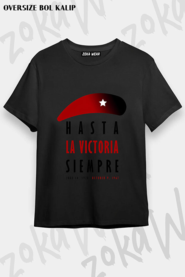 Che - Hasta La Victoria Siempre Printed T-Shirt