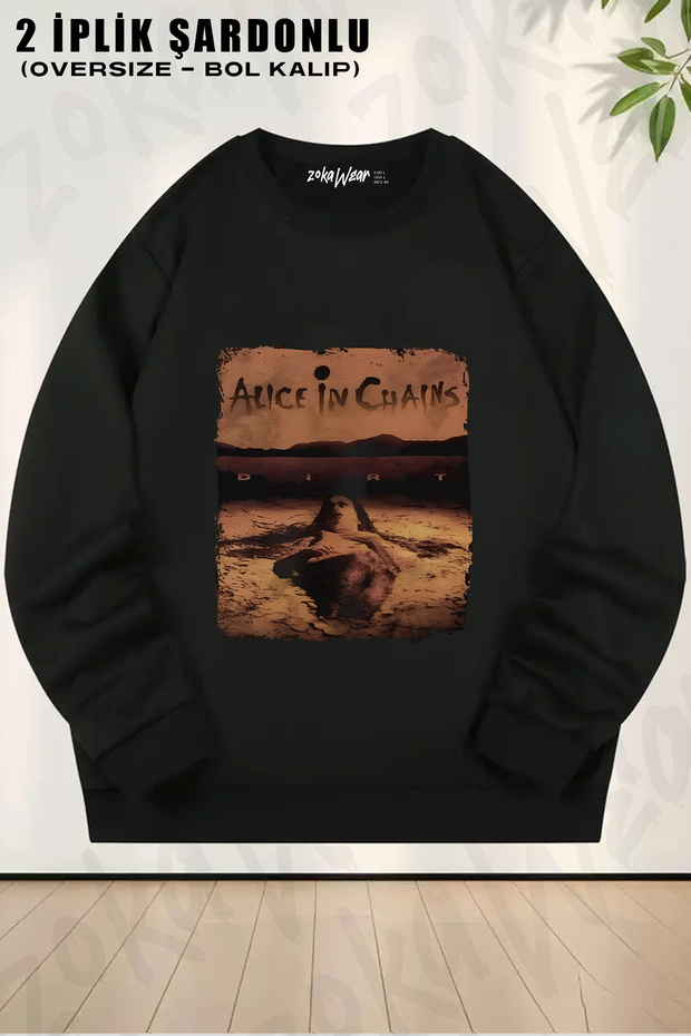 Alice in Chains - Dirt Printed Crew Neck Sweatshirt