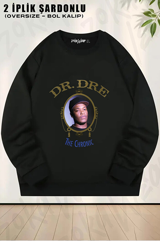 Dr Dre - the Chronic Printed Crew Neck Sweatshirt