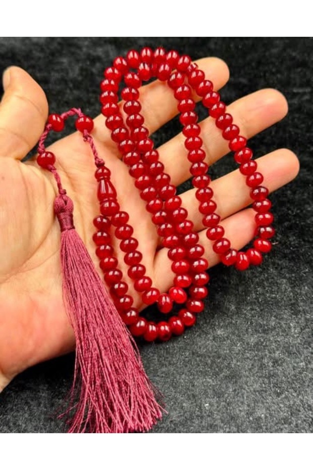 Ottoman Simile 99-Piece German Crimped Amber Prayer Beads