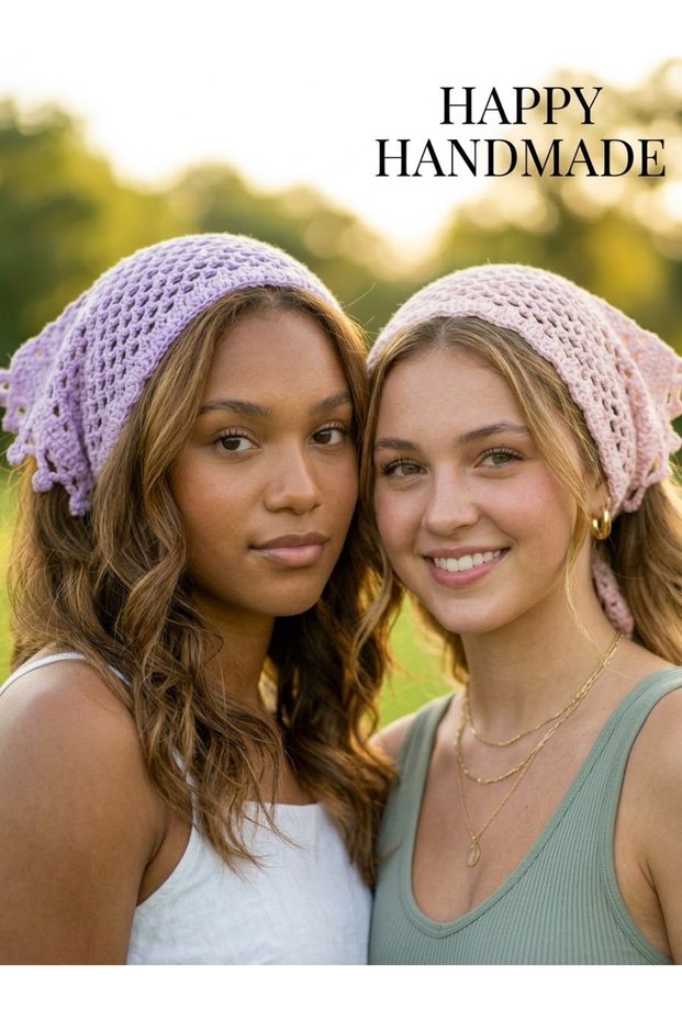 Mother-Daughter Combination/Combination for Friends/Sister Combination Bandana/Special Gift/Birthday Gift/Mother's Day Gift/Bandana/Gift