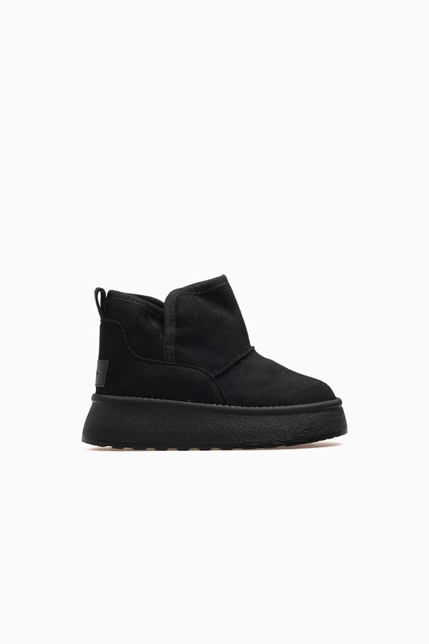 Bona girl's furry daily boots 26k 946.437 pk black
