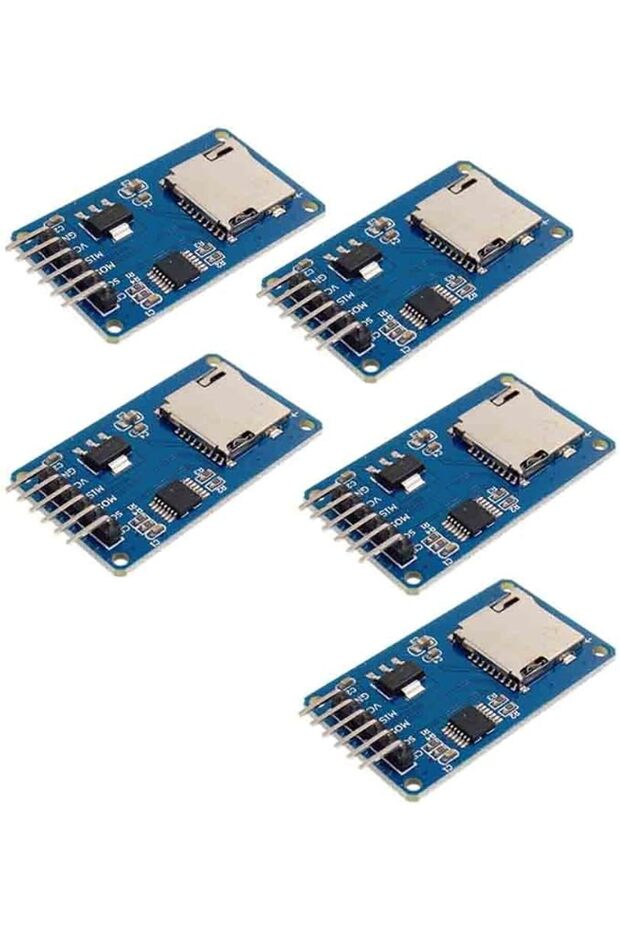5PCS Micro SD Storage Board Memory Shield Expansion Module 6 Pin SPI Interface Mini TF Ca