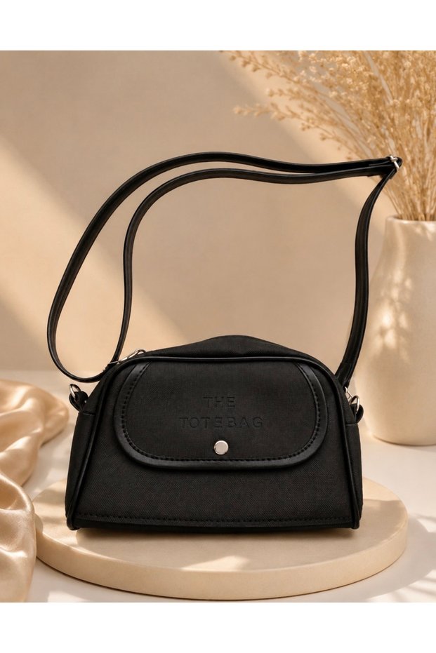 Women's Black Shoulder Bag – Stylish Daily Crossbody Bag
