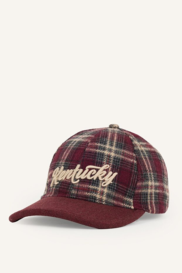 Men's Checkered Amsterdam Embroidered Baseball Cap H5464Ax26Wn