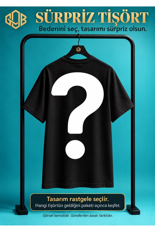 Surprise Cat Printed T-Shirt – Random Design Black