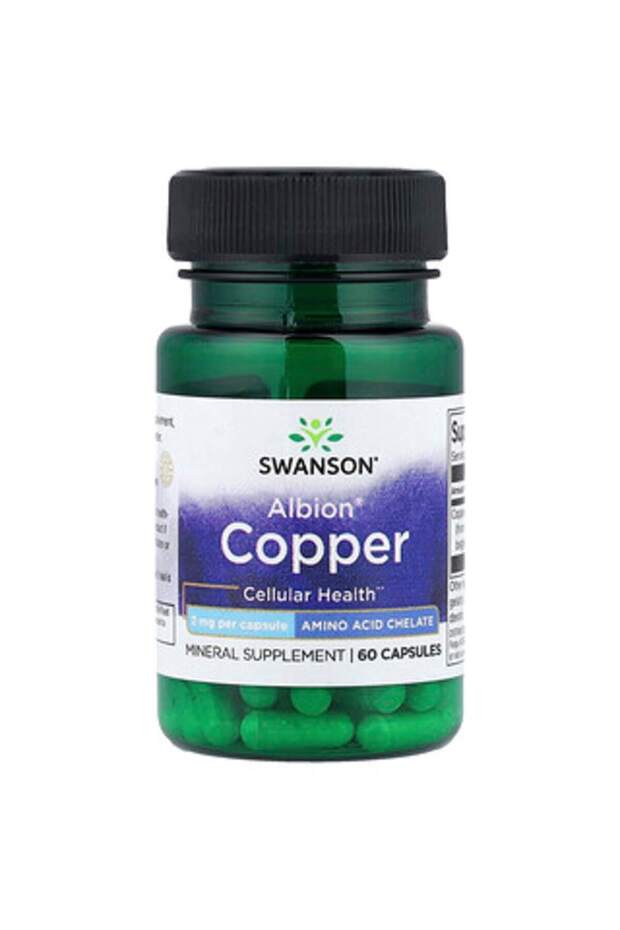 Albion® Copper, 2 mg, 60 Kapsül